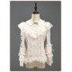 Twin Bears Antique Gemstone Fragrance Lace Blouse(1st Pre-Order/3 Colours/Full Payment Without Shipping)